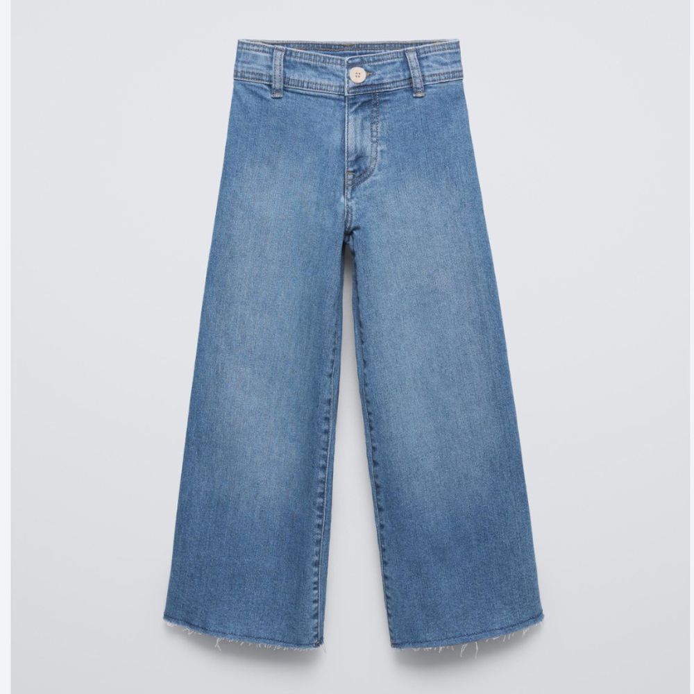 Zara kids straight marine jeans